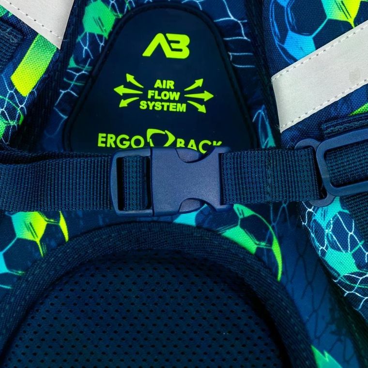 Astrabag, plecak szkolny, 3-komorowy, Football