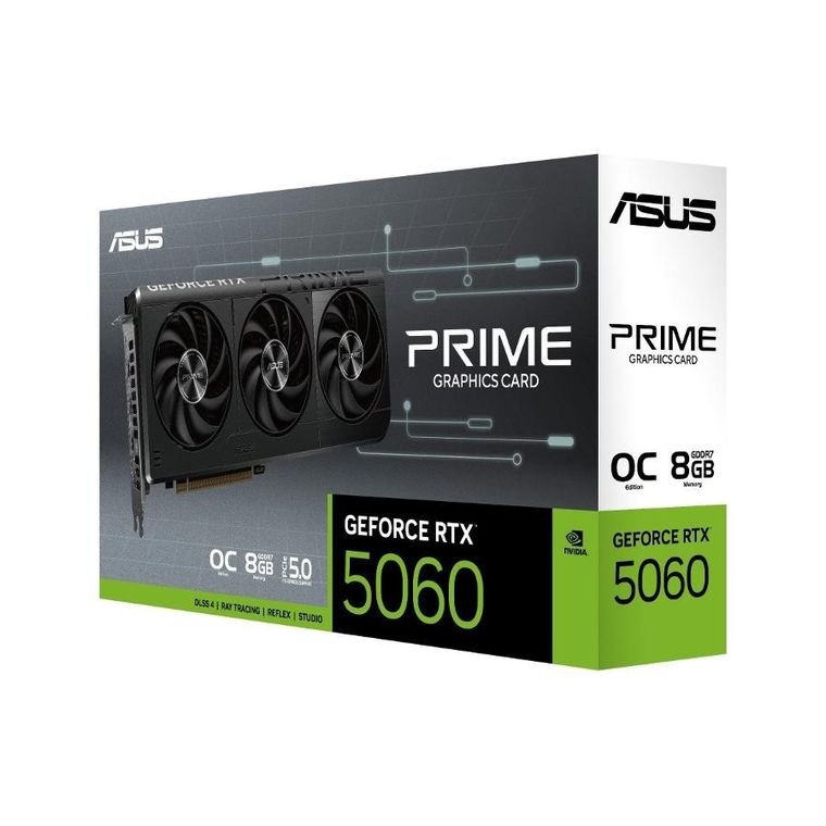 Asus, karta graficzna, GeForce RTX 5060 PRIME OC 8GB GDRR7 128BIT HDMI/3DP