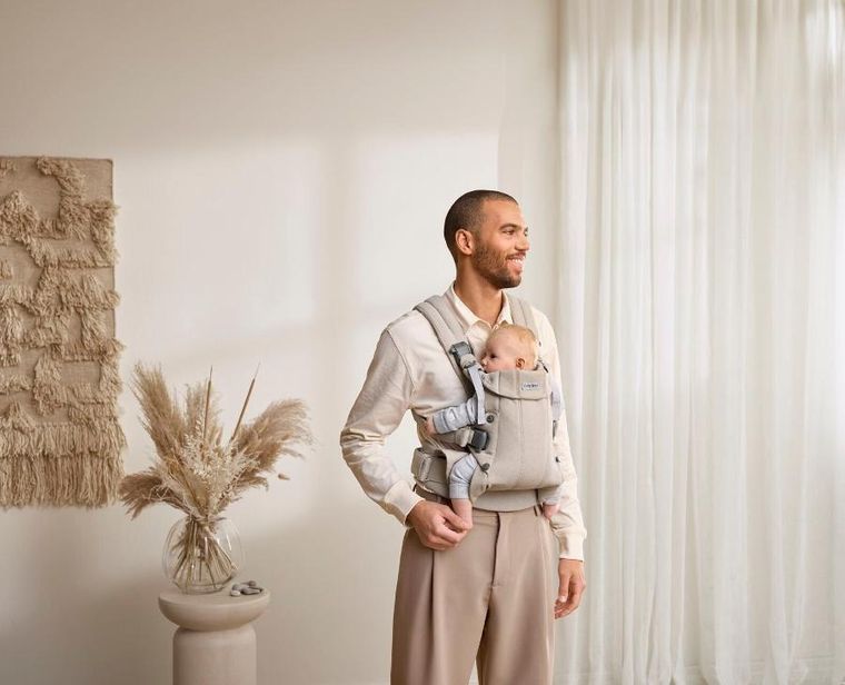 BabyBjörn, Harmony, nosidełko, woven, jasny beż