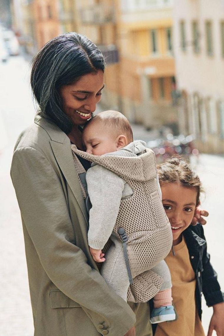 BabyBjörn, Move 3D Mesh, nosidełko, szary beż