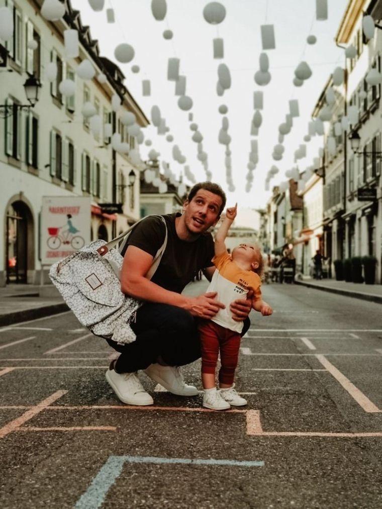 Beaba, Geneva II, torba dla mamy, Cherry Blossom