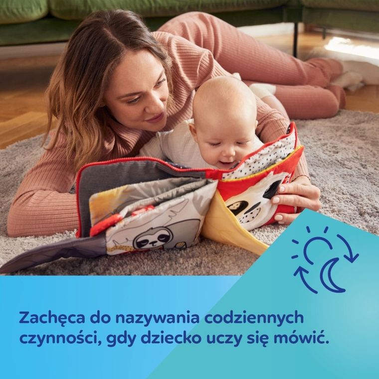 Canpol babies, BabiesBoo, sensoryczna książeczka manipulacyjna Panda