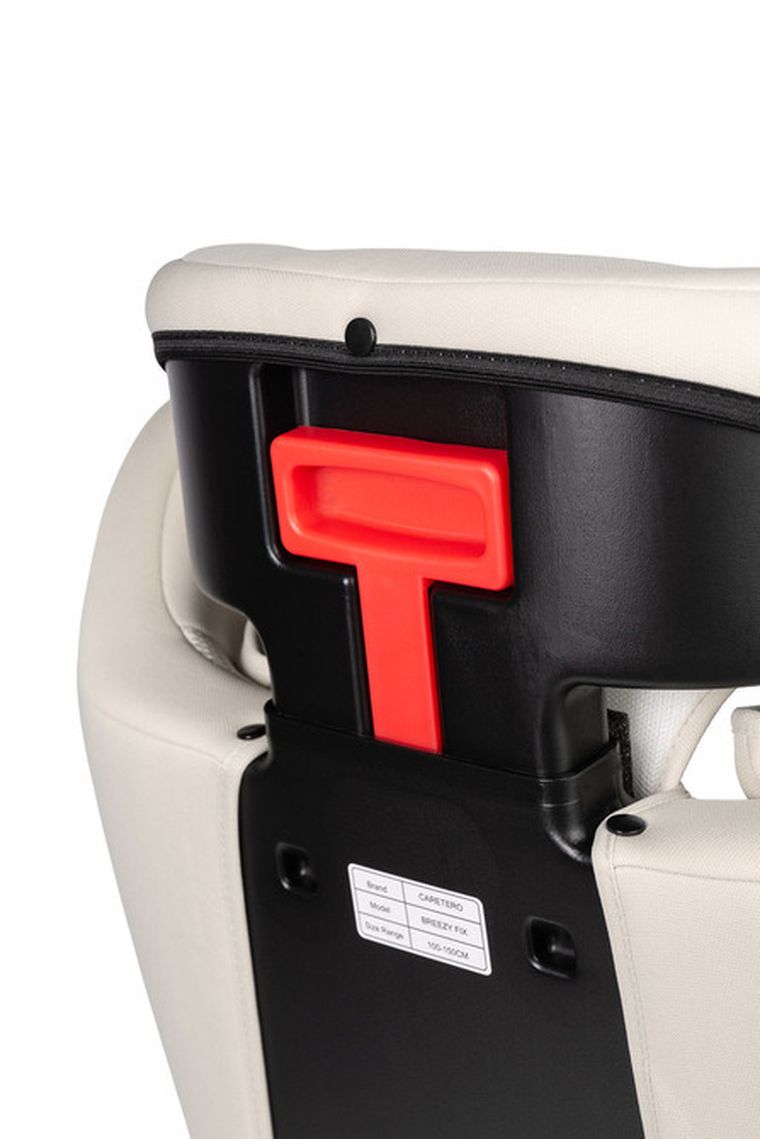 Caretero, Breezy Fix, fotelik samochodowy 2w1, podstawka, fix beige, 100-150 cm