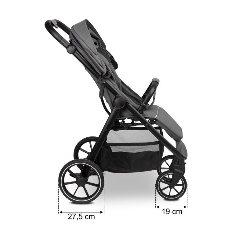 Caretero, Jimbo, wózek spacerowy, Graphite