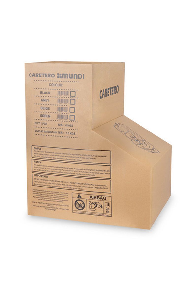 Caretero, Mundi, fotelik samochodowy, i-Size, green, 40-150 cm