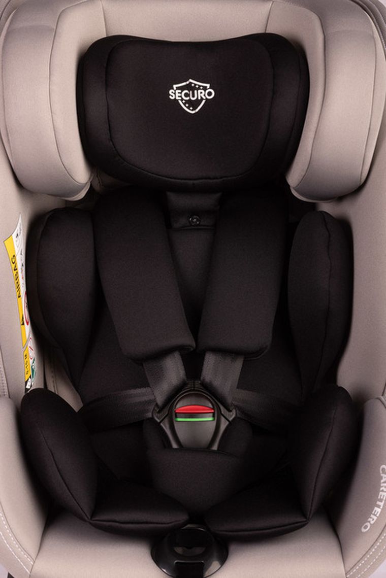 Caretero, Securo i-Size, fotelik samochodowy, light grey, 40-150 cm