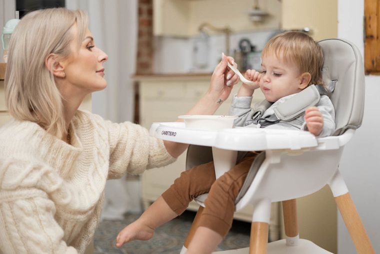 Caretero, Tuva, krzesełko do karmienia, Pink