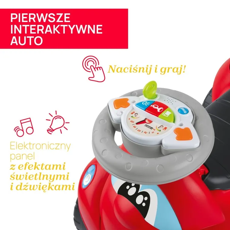 Chicco, Move & Grow, Billy, pchacz i jeździk 2w1