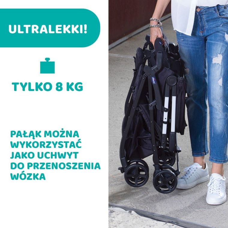 Chicco, Ohlalà Twin, wózek bliźniaczy, Silver Cat