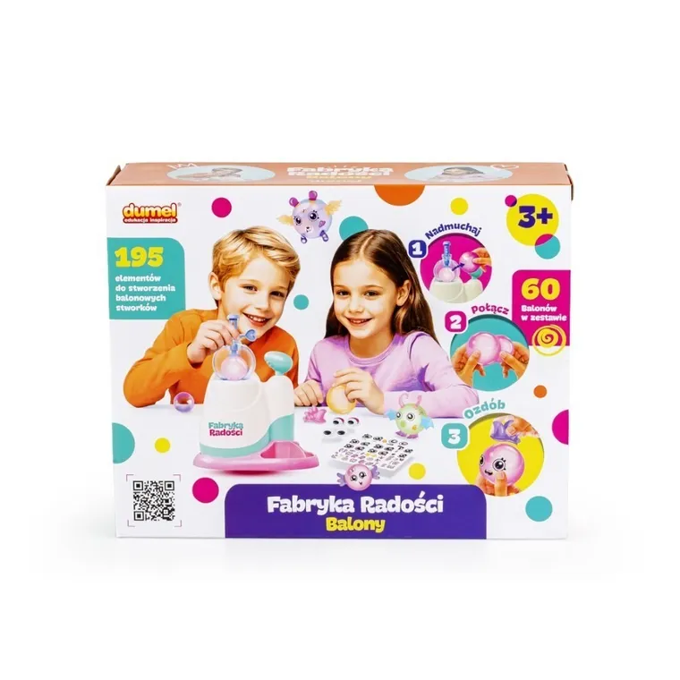 Dumel, Fabryka Radości, Balony, zabawka kreatywna, 195 elementów