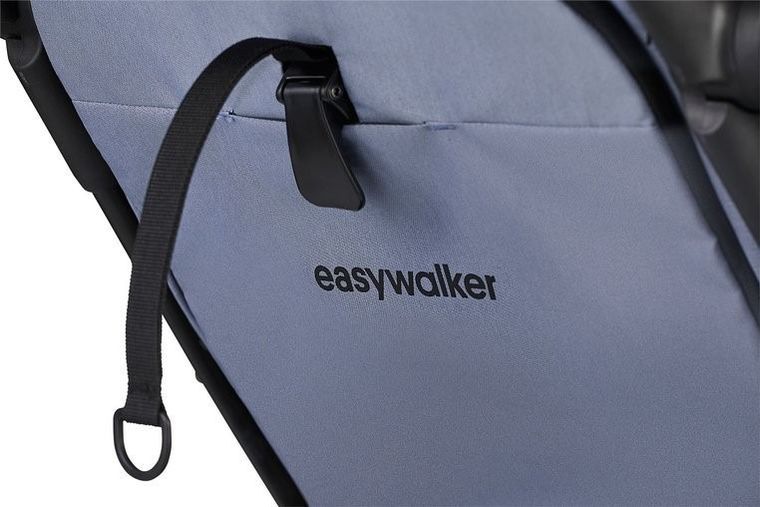 Easywalker, Jackey, kompaktowy wózek spacerowy, Steel Grey