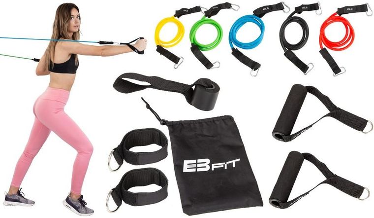 EB Fit, zestaw 5 gum oporowych do ćwiczeń