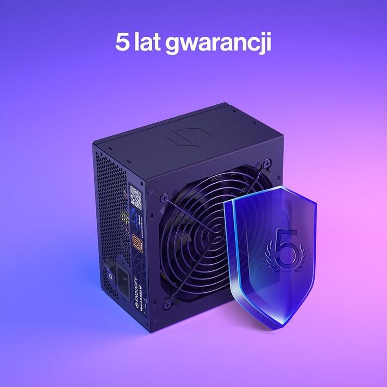 Endorfy, Vero L6 80 Plus, zasilacz, 650W, brązowy