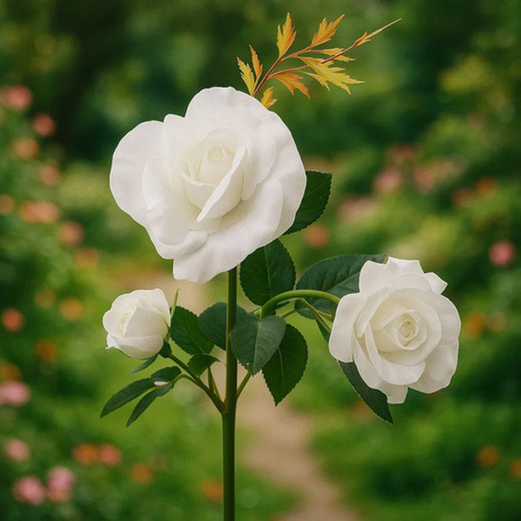 Gardlov, lampa solarna, róża