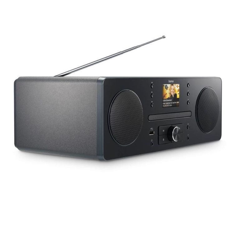 Hama, radio cyfrowe i internetowe z dab/dab+ fm, cd/mp3, bluetooth