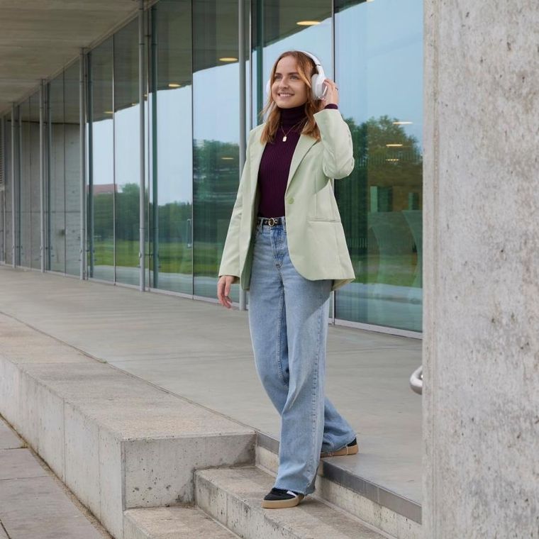 Hama, słuchawki bezprzewodowe bluetooth Spirit Calypso II, białe