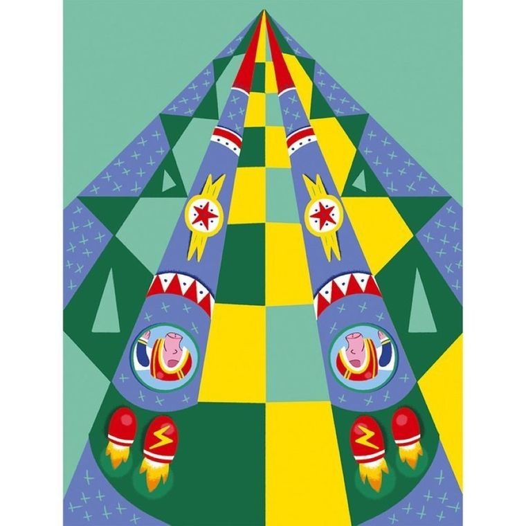 Janod, Papierowe samoloty z wyrzutnią, zestaw kreatywny