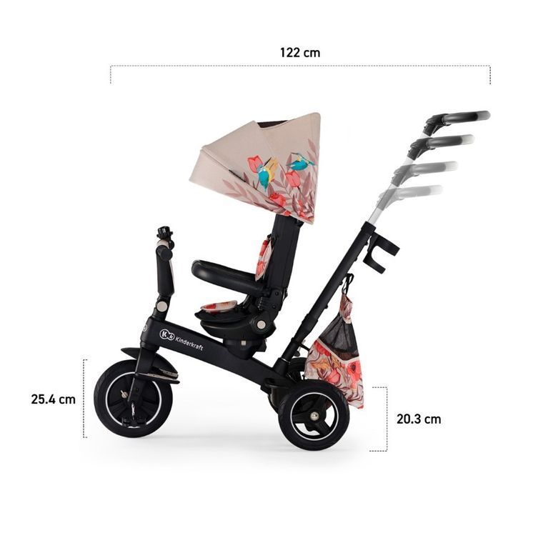 Kinderkraft, Easytwist, rowerek trójkołowy, Bird