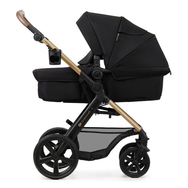 Kinderkraft, Moov 2, wózek wielofunkcyjny, 3w1, Pure Black