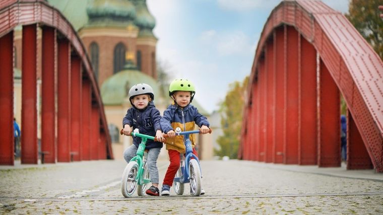 Kinderkraft, Rapid, rowerek biegowy, niebieski