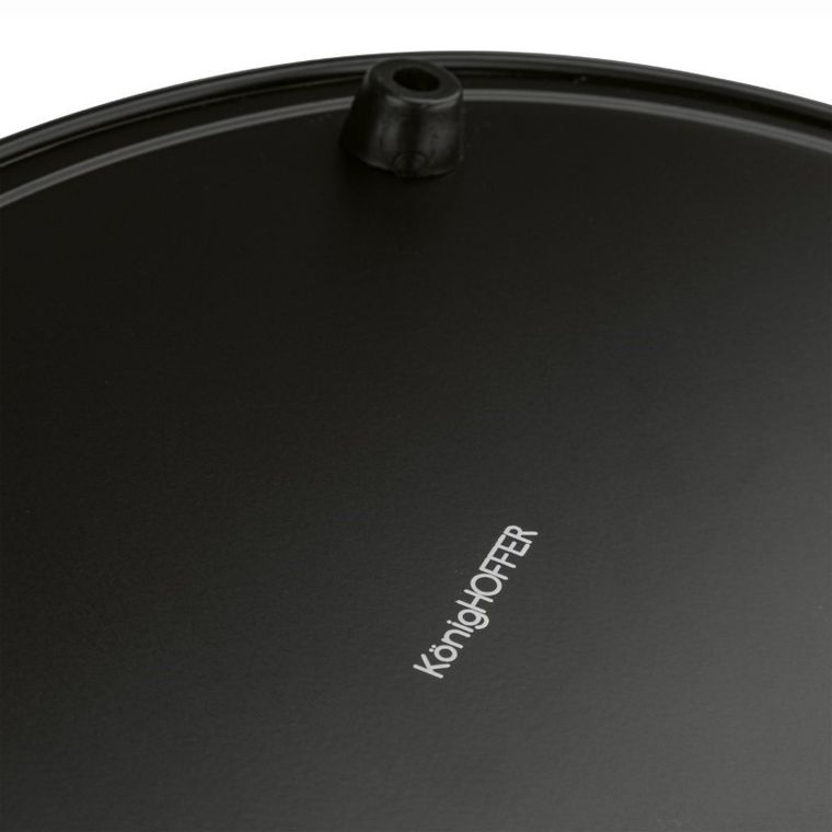 Könighoffer, Vespa, chlebak stalowy, czarny, 36-23,5-18,5 cm