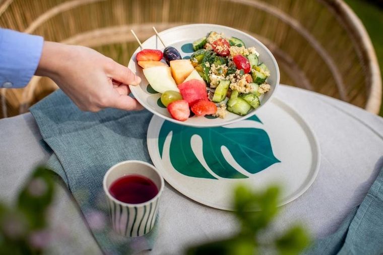 Koziol, kubek, Connect Monstera, 190 ml, 4 szt.