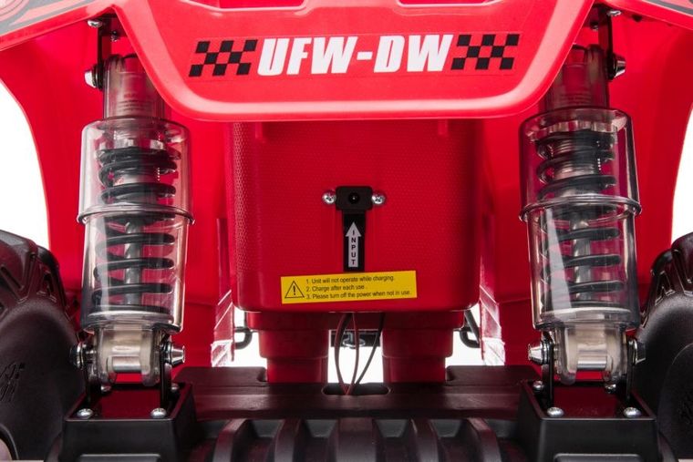 Lean Cars, Madman, quad, pojazd na akumulator, czerwony