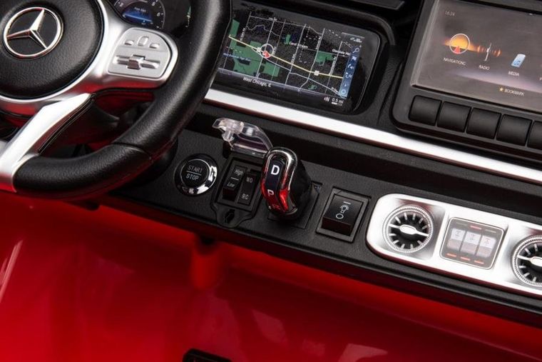 Lean Cars, Mercedes-Benz G63 XXL, pojazd na akumulator 4-4, czerwony