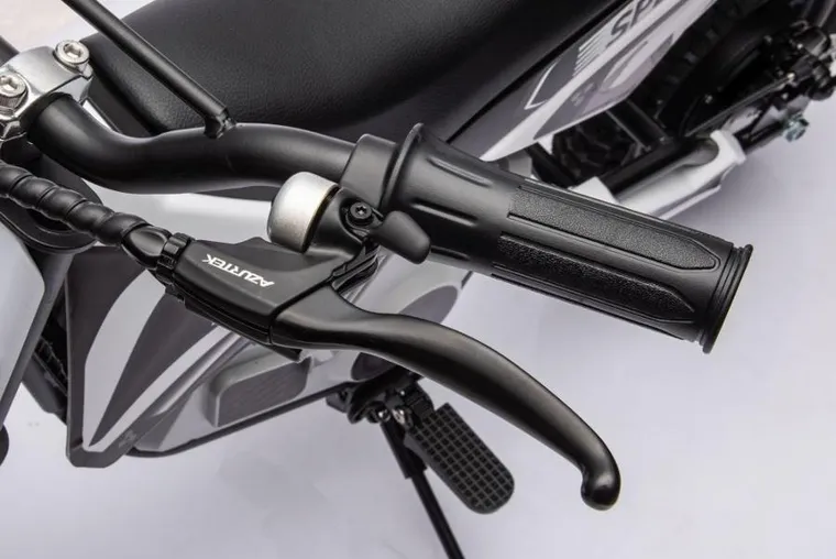 Lean Cars, motor crossowy, pojazd na akumulator, A9901, biały