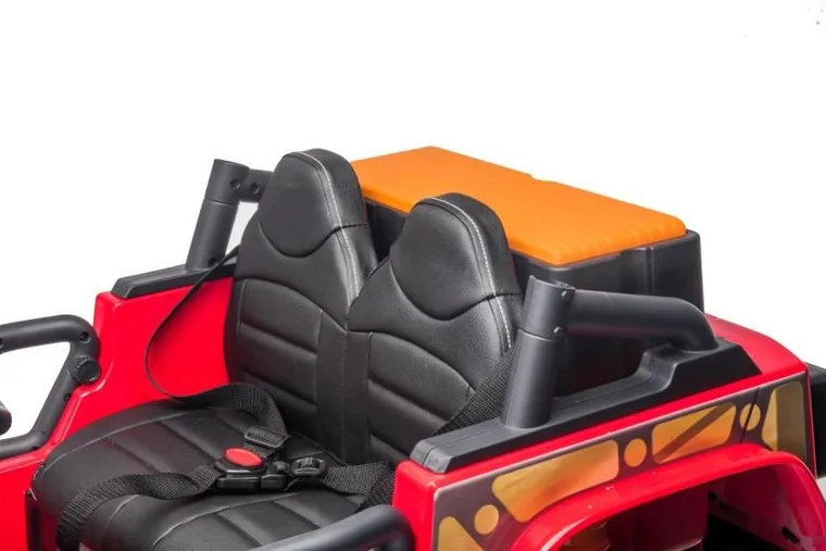 Lean Cars, terenówka, pojazd na akumulator, XB-1118, czerwony