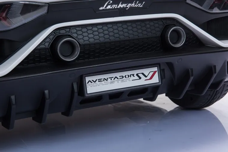 Lean Toys, Lamborghini Aventador SX2028, pojazd na akumulator, biały