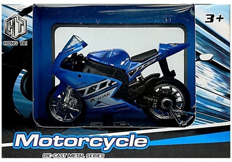 Lean Toys, sportowy motocykl, pojazd interaktywny, 1:18, 1 szt.