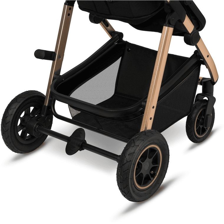 Lionelo, Amber, wózek wielofunkcyjny, 3w1, Black Onyx