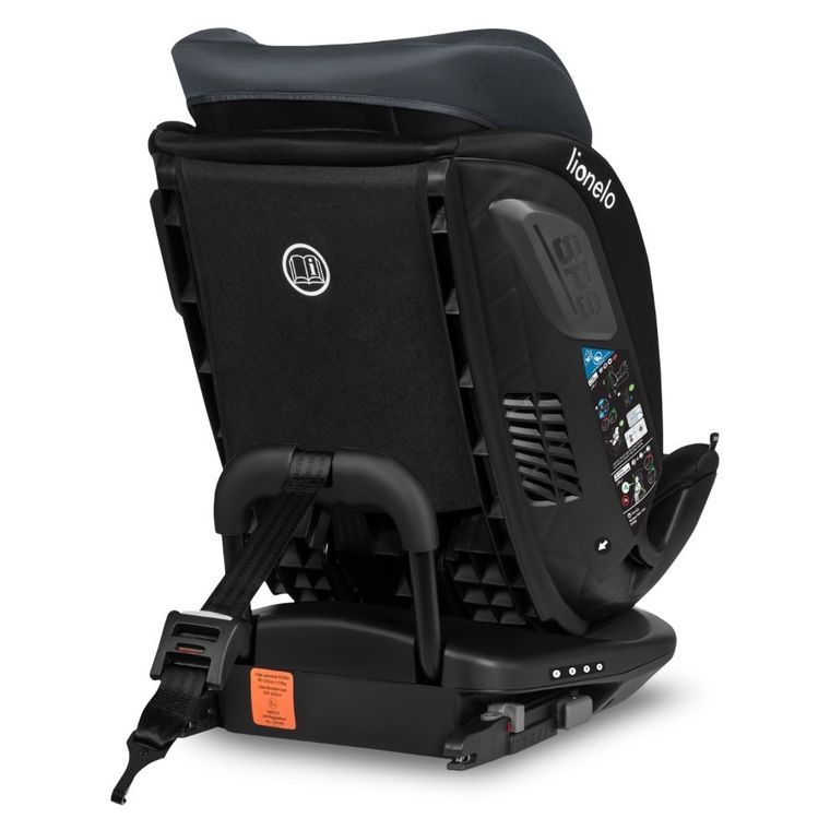 Lionelo, Bastiaan, RWF, I-size, fotelik samochodowy, Grey Stone, 0-36 kg, 40-150 cm