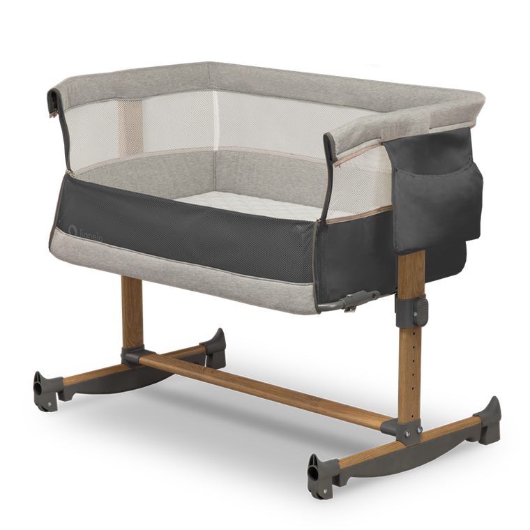 Lionelo, Leonie, łóżeczko dostawne, Grey Stone