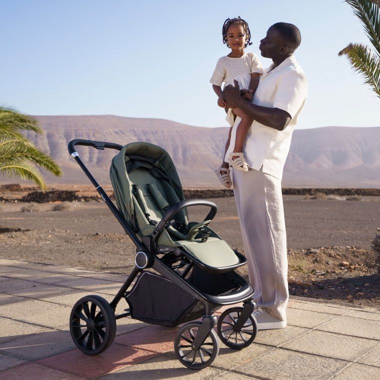 Lionelo, Mika Plus, wózek wielofunkcyjny, 3w1, Brown Rust