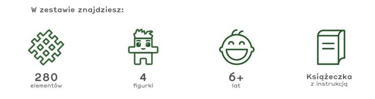 Marioinex, Mini Waffle, City, Ulica, klocki konstrukcyjne, 280 elementów
