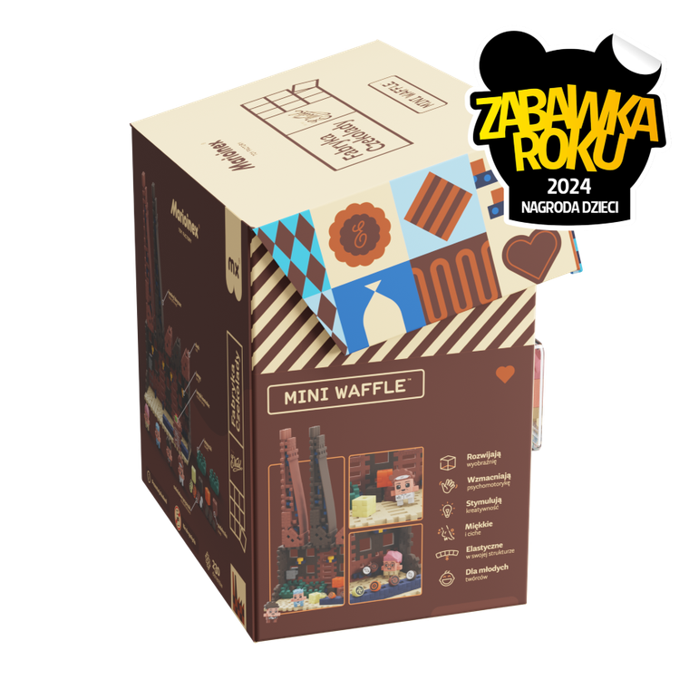 Marioinex, Mini Waffle, Wedel, Fabryka Czekolady, klocki konstrukcyjne, 230 elementów