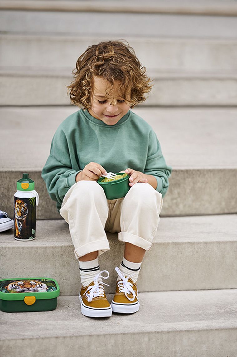 Mepal, Campus, lunchbox, bidon i pojemnik na owoce, zestaw, Cool Mint