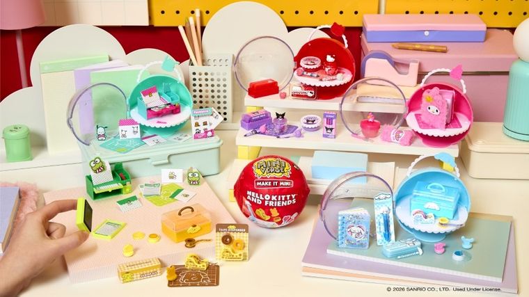 MGA's Miniverse, Make It Mini, Hello Kitty, kula niespodzianka, mini gadżety szkolne