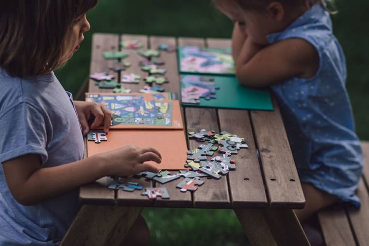 Mudpuppy, Środki transportu, puzzle magnetyczne 2w1, 20 elementów