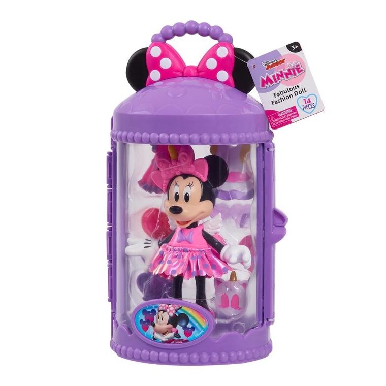 Myszka Minnie, Fabulous fashion, fugurka z akcesoriami, 15 cm