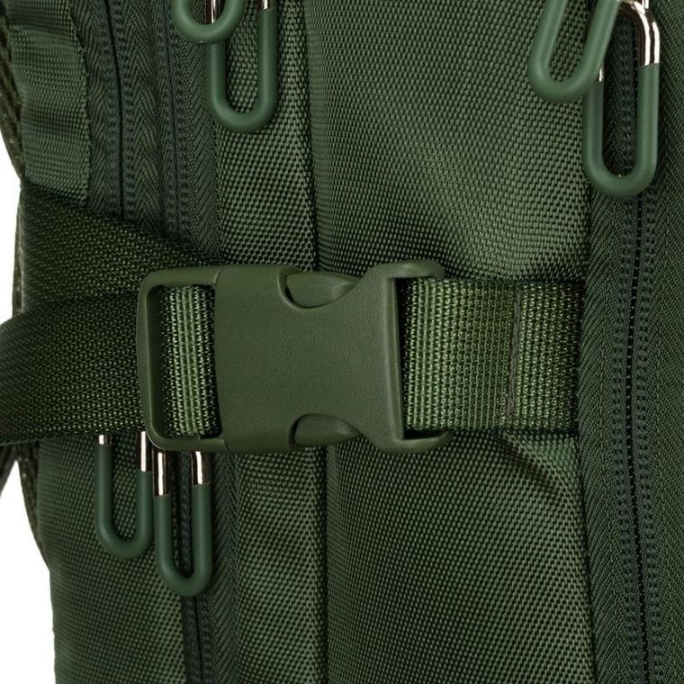 Peterson, plecak podróżny z miejscem na laptopa i portem USB, zielony