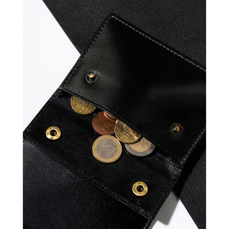 Portfel, czarny, skórzany, Rovicky