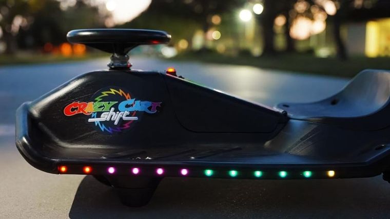 Razor, Crazy Cart Shift, pojazd na akumulator do driftu, czarny LED