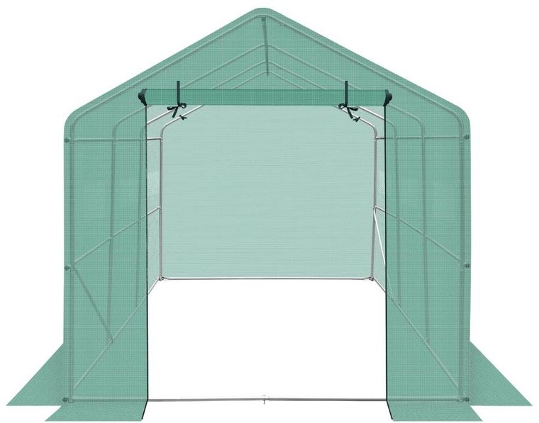 Saska Garden, tunel ogrodowy, szklarnia, zielona, 200-350-200 cm