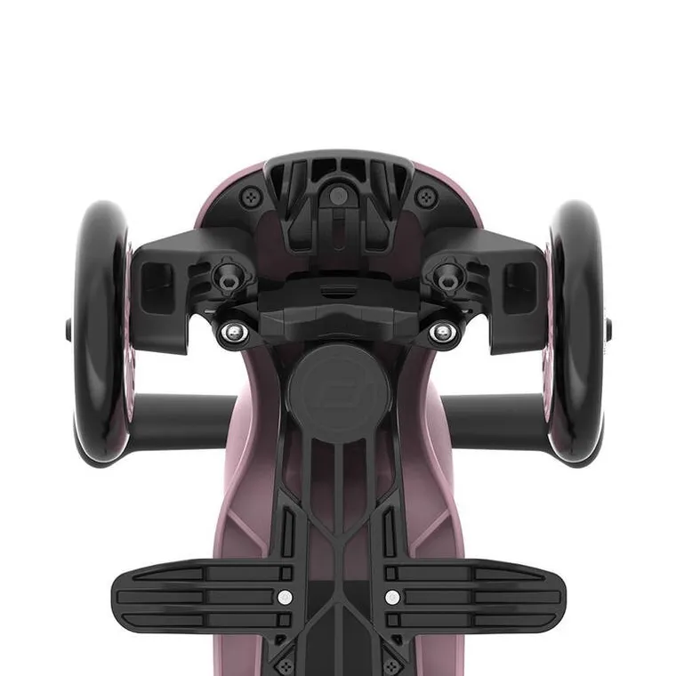 Scoot & Ride, Highwaykick 1, Push and Go, jeździk i hulajnoga z rączką do prowadzenia 2w1, Wildberry