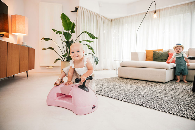 Scoot & Ride, My First, ewolucyjny jeździk pchacz, rose, 3w1