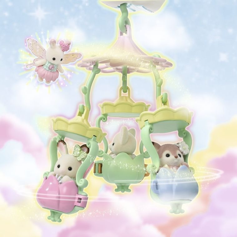 Sylvanian Families, Podniebny Pałac Kwiatowych Wróżek, zestaw z figurkami, 5815