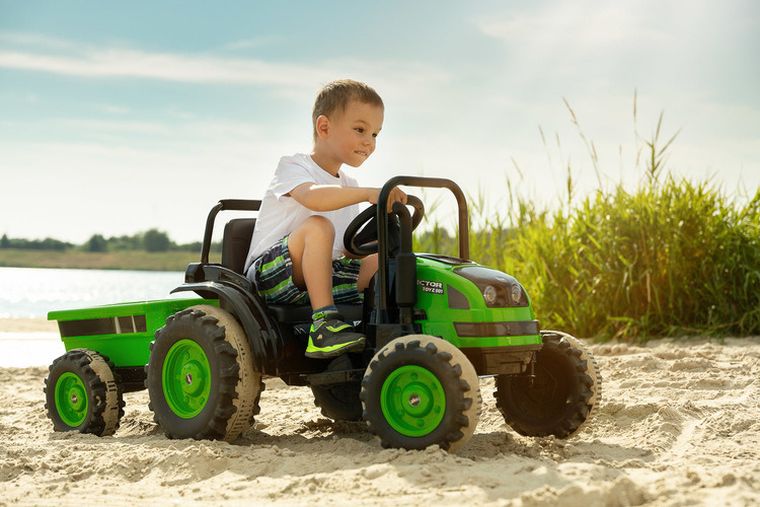 Toyz, Hector, Traktor, pojazd na akumulator, czerwony